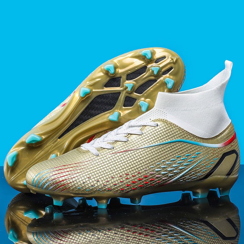 Elevating Style Function Curated Materials Crafting Premium Men's Outdoor High-Top Football Shoes