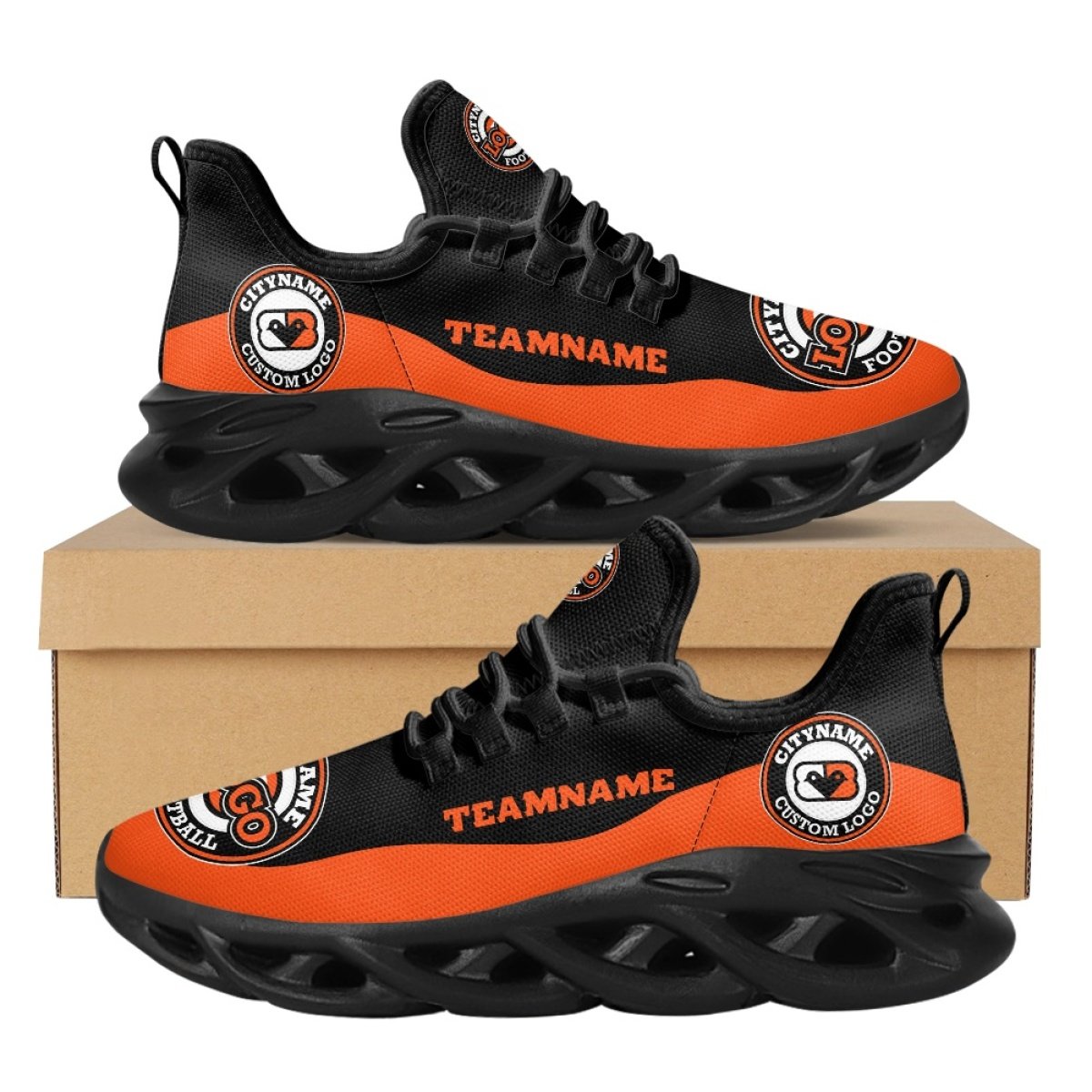 Fashion Trademark Soccer American Football Team Mens Casual Wear Shoes Unisex Sports Running Shoes For Men Low Price