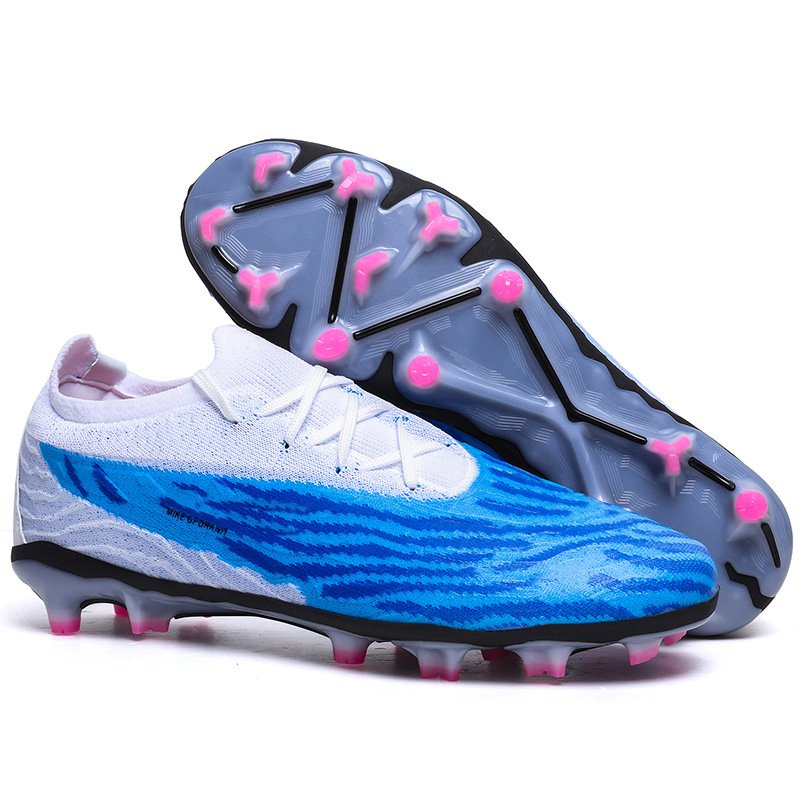 Men's AG Professional Training Football Soccer Shoes Anti-Long Nails Turf Boots Spring Autumn Broken Nails Design
