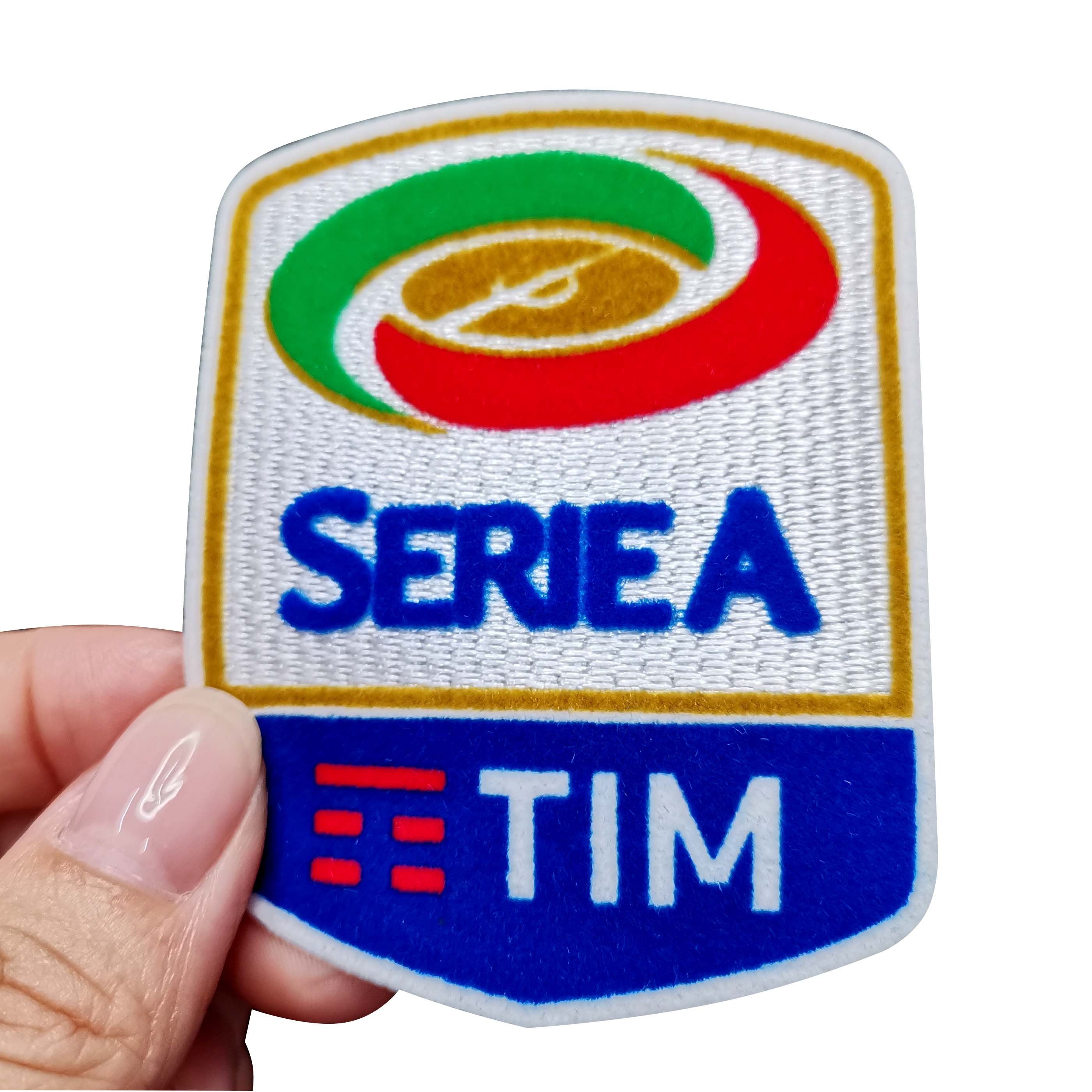Custom Flock Tatami Sports Patch Football Team Club Badge Logo Iron On Patches For Soccer Clothes