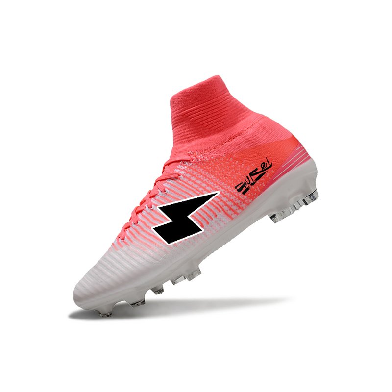 2024 Wholesale Hot sale High ankle Men's Soccer Shoes tacos futbol XI football cleats Pink football original Breathable
