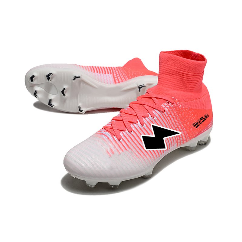 2024 Wholesale Hot sale High ankle Men's Soccer Shoes tacos futbol XI football cleats Pink football original Breathable