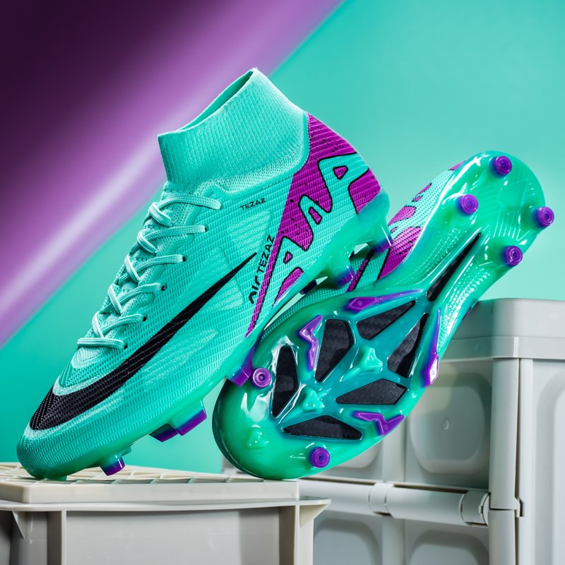 40-45 Custom Zapatos de futbol outdoor sneaker Men'S Football Shoes Youth Training Student Foot Boots Sports PU Soccer Shoes