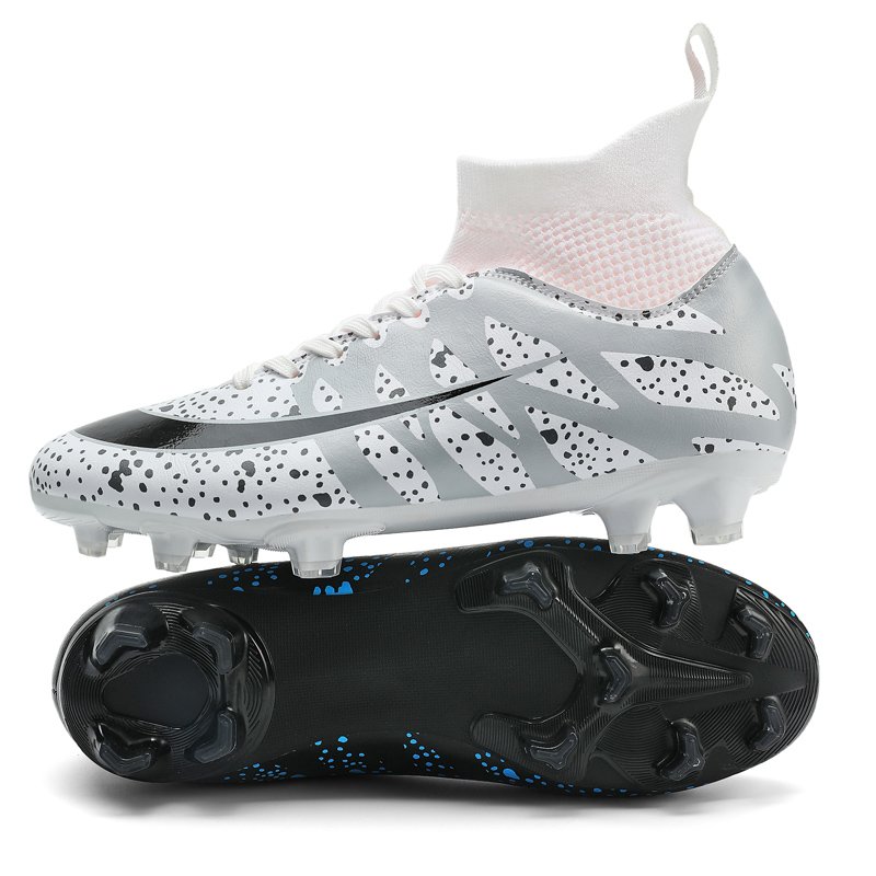 OEM China guayos XV FG low cut chuteira futebol football boots black and white shoes outdoor boys turf football boots