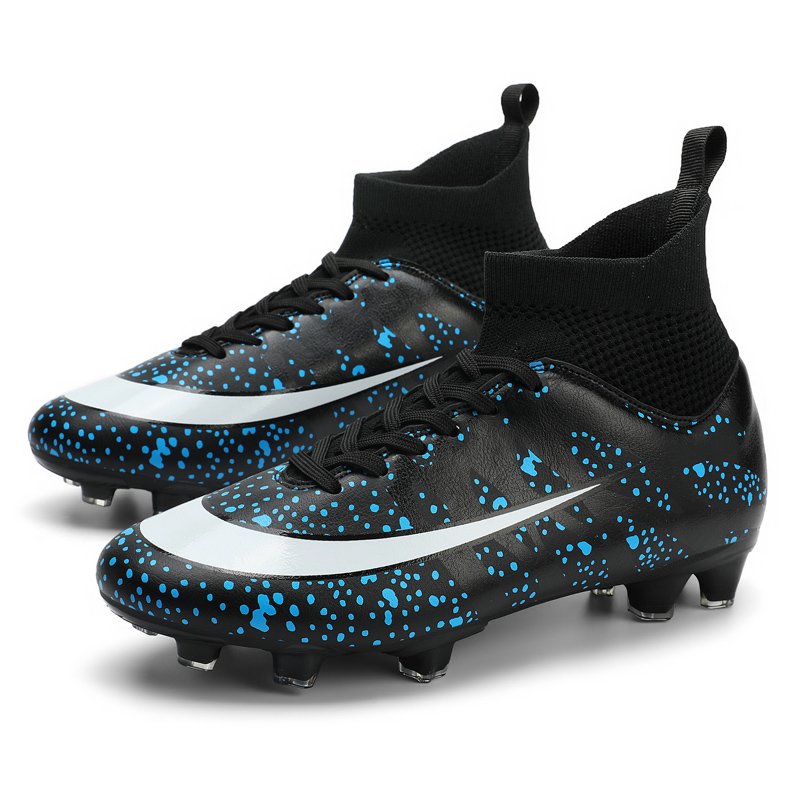 OEM China guayos XV FG low cut chuteira futebol football boots black and white shoes outdoor boys turf football boots