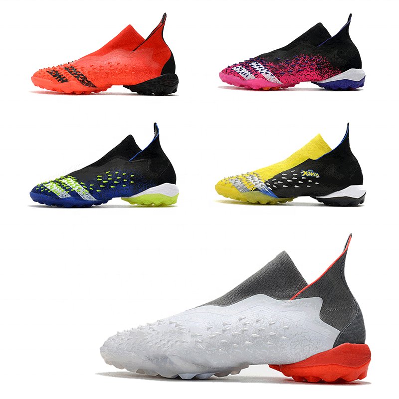 Wholesale Customized turf soccer cleats Meteorite Pack football shoes FREAK + FG39-45 tacos de futbol