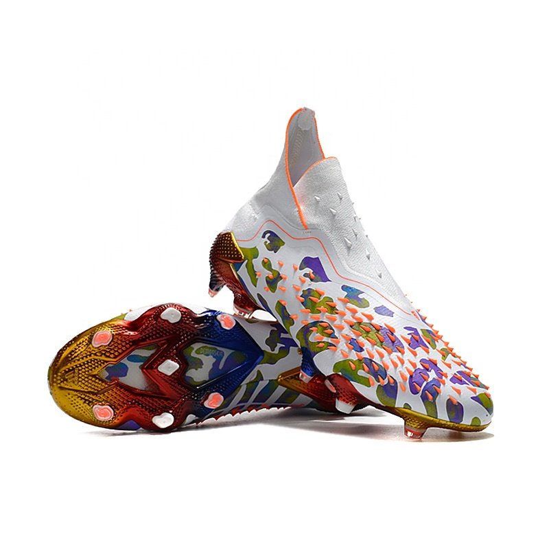 Wholesale Customized turf soccer cleats Meteorite Pack football shoes FREAK + FG39-45 tacos de futbol