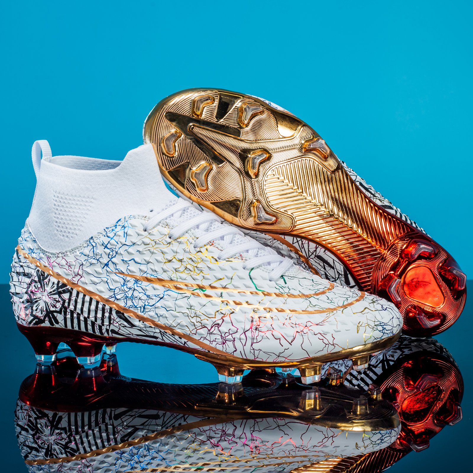 Hot Sell Wholesale Sport Boots Football Shoes Soccer Boots For Sale High Quality FG Spike Football Boots For Men