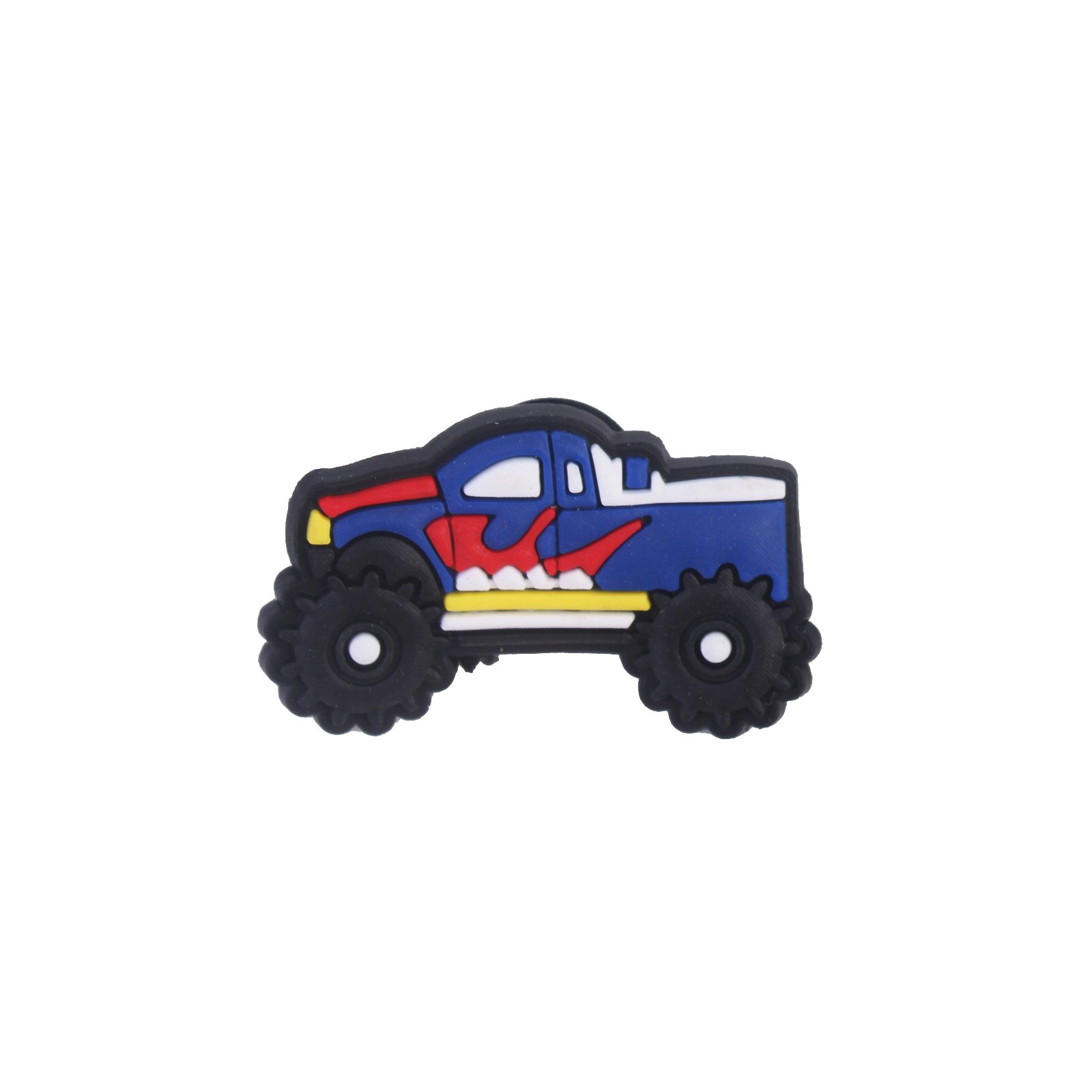2024 New Wholesale Soft PVC Truck Shoe Charms Designer Shoe Decoration Custom Shoe Accessories Sales Promotion Ornaments for Kid