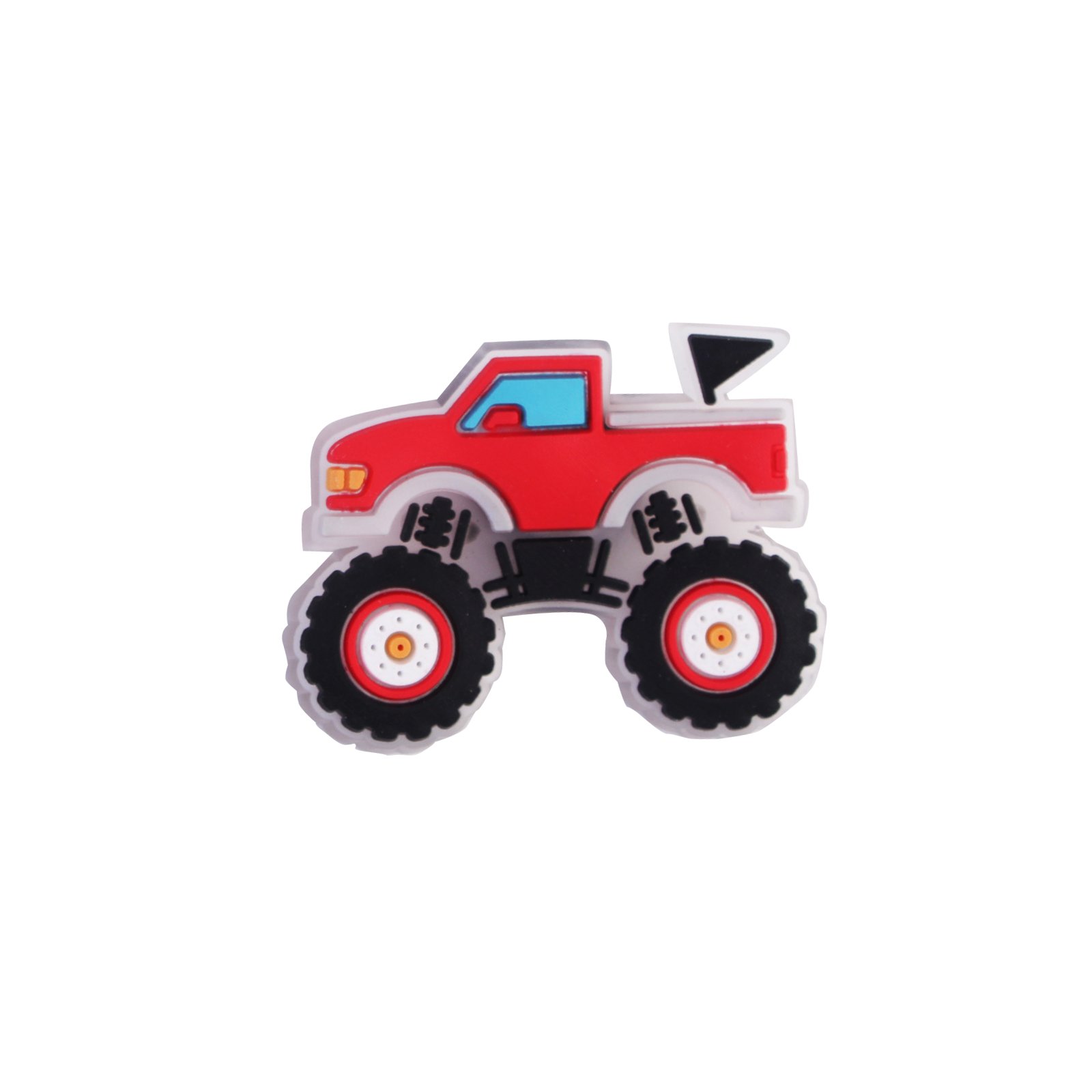 2024 New Wholesale Soft PVC Truck Shoe Charms Designer Shoe Decoration Custom Shoe Accessories Sales Promotion Ornaments for Kid
