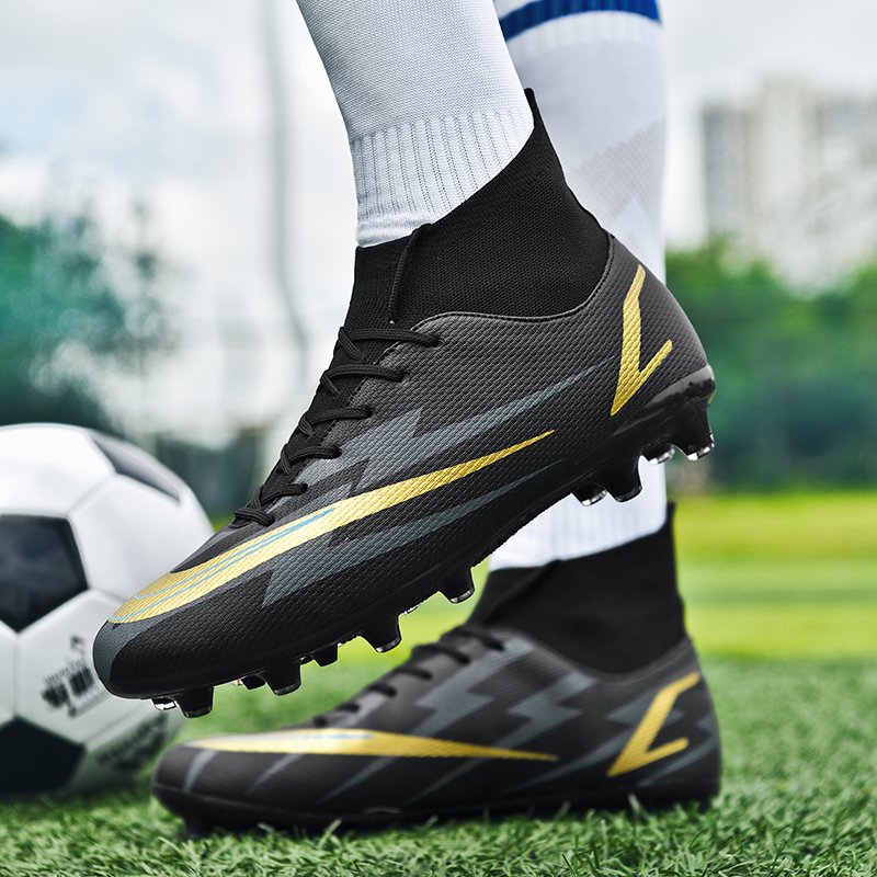 custom shoes men new style 2024 wholesale men new design durable outdoor sport soccer shoes for adults kid training football