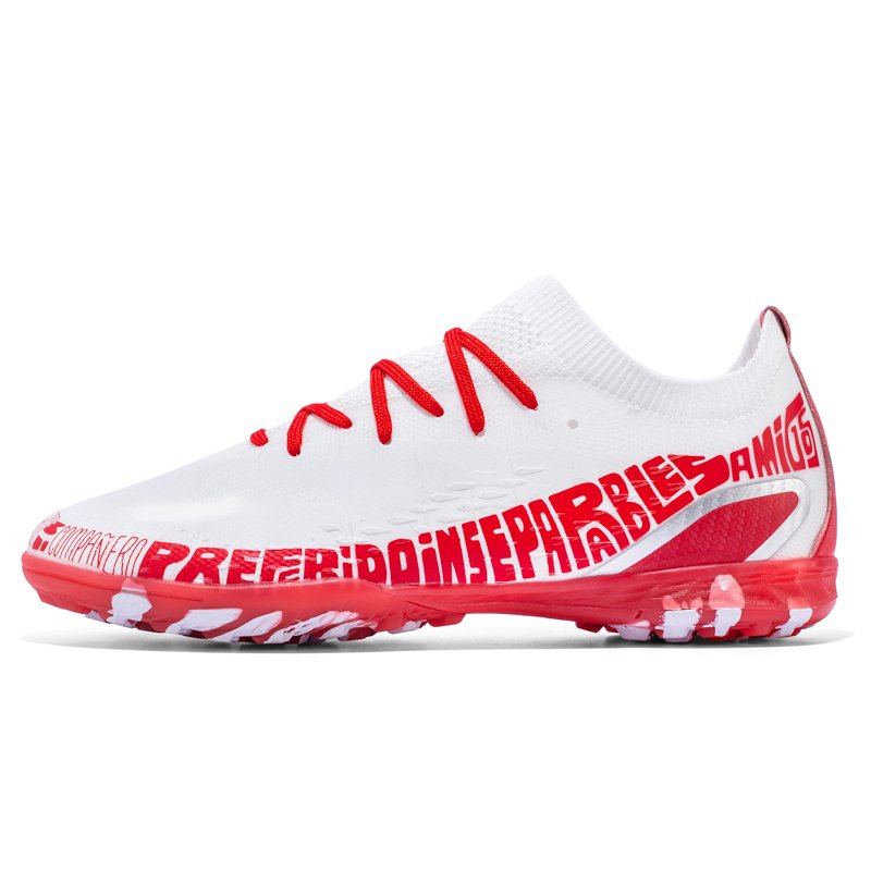 Customize Gold Soccer Shoes Messi High Quality Boot Women Turf Artificial Grass Football Custom Design Soccer Shoes Men