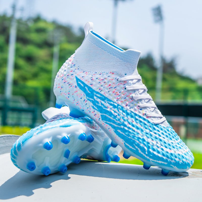 Men Women Professional Football Boots TF Kids Students Soccer Shoes Cleats Sport Sneakers size 32-47
