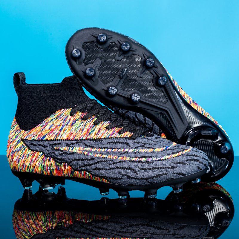 Men Women Professional Football Boots TF Kids Students Soccer Shoes Cleats Sport Sneakers size 32-47