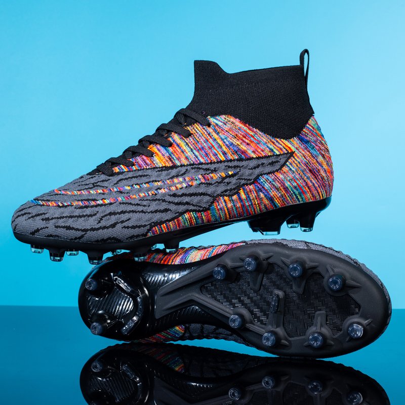 Men Women Professional Football Boots TF Kids Students Soccer Shoes Cleats Sport Sneakers size 32-47