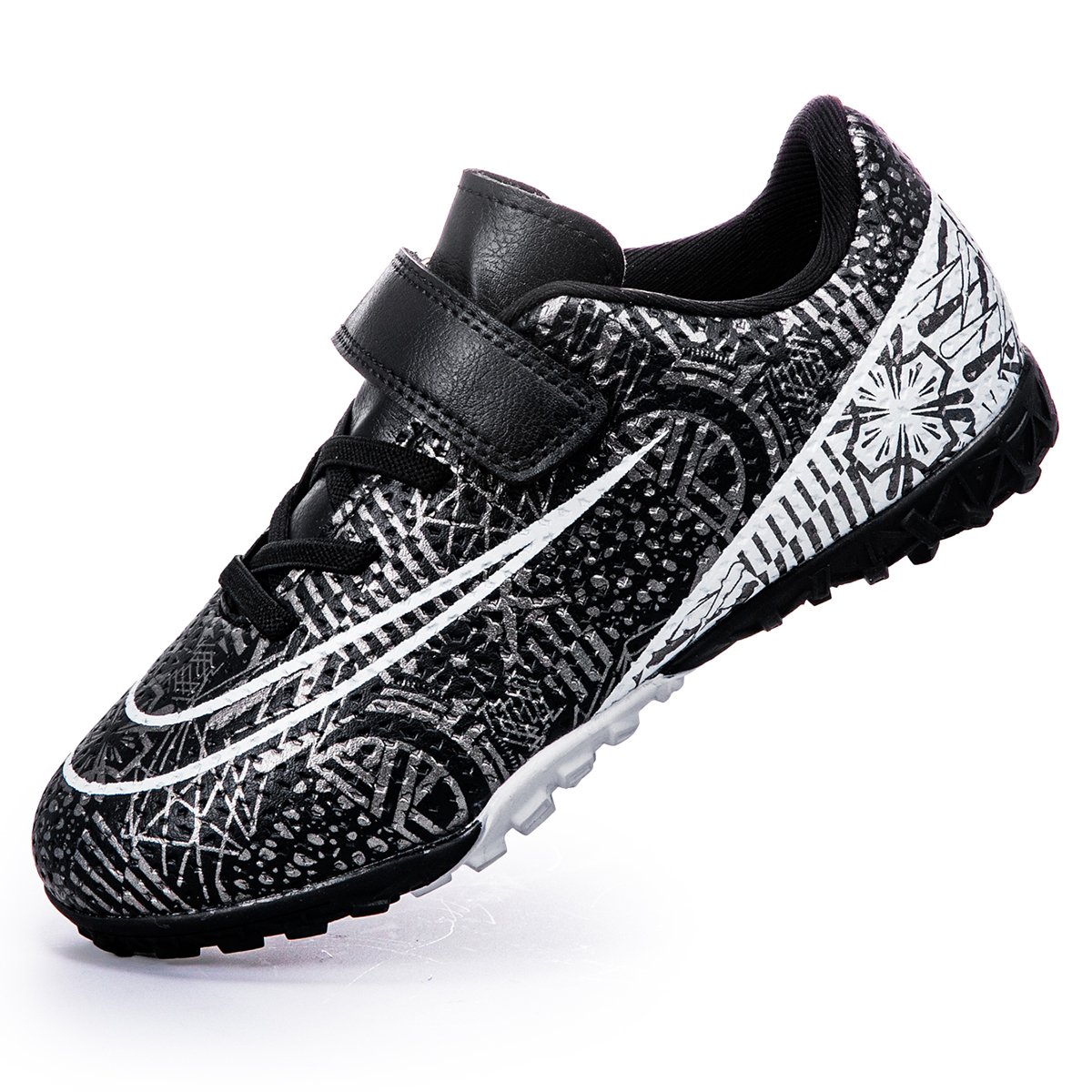 Professional Children's Soccer Shoes Lace-Free Design TF/Broken Nail Short Nail Training Lawn FG/AG Long Nail Campus Nail