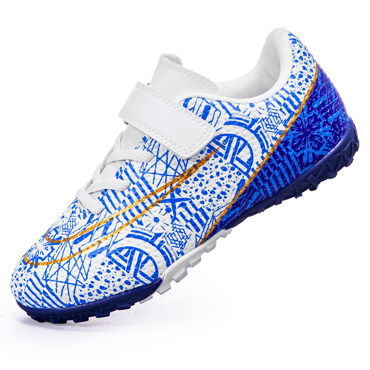 Professional Children's Soccer Shoes Lace-Free Design TF/Broken Nail Short Nail Training Lawn FG/AG Long Nail Campus Nail