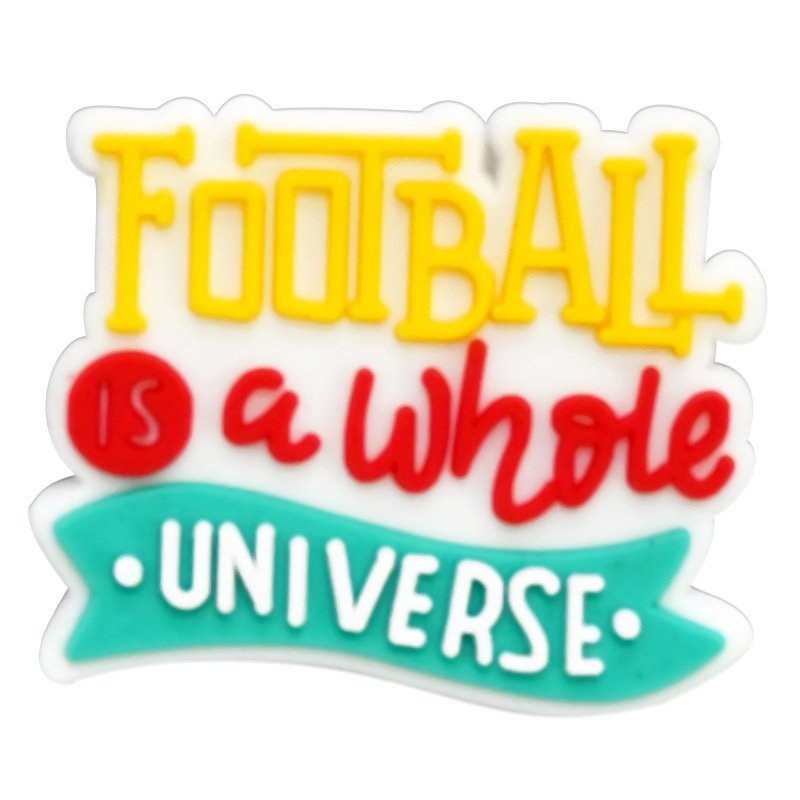New Arrive Sport Soccer Teams Soft PVC Women Player Shoe Decoration Buckle Sports Soccer Shoe Charms For Wholesale