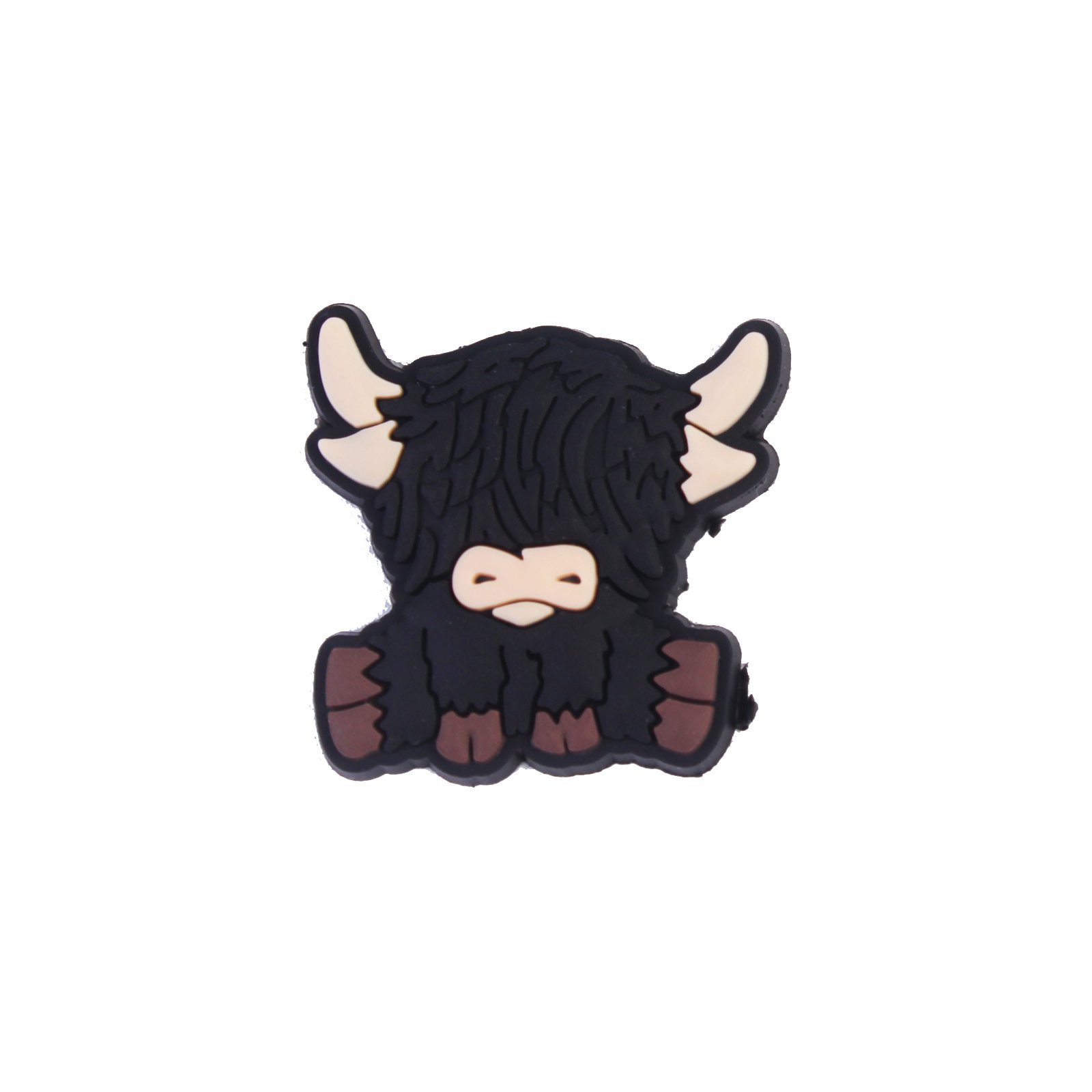 2024 New Arrival Wholesale PVC Custom Design Multi-color Cute Cartoon Grassland Yak Animal Shoe Charms Decorations Accessories