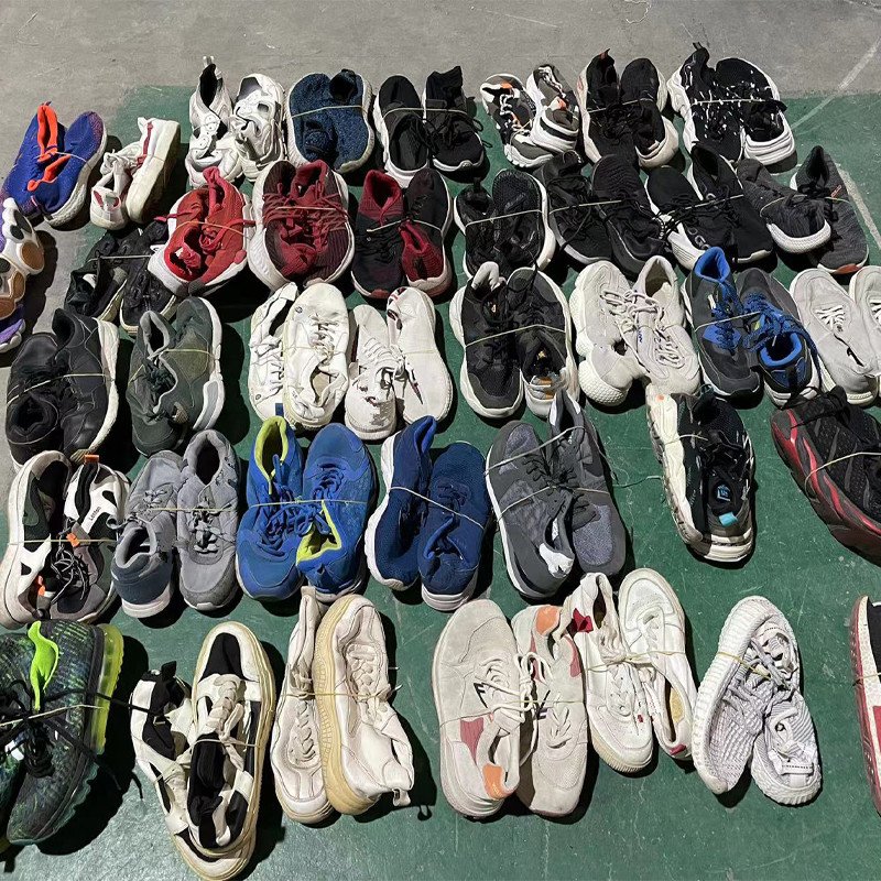 High Quality Branded Men Second Hand Mixed Shoes Sports Bulk Used Basketball Shoes 23 KG
