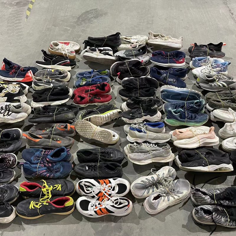 High Quality Branded Men Second Hand Mixed Shoes Sports Bulk Used Basketball Shoes 23 KG