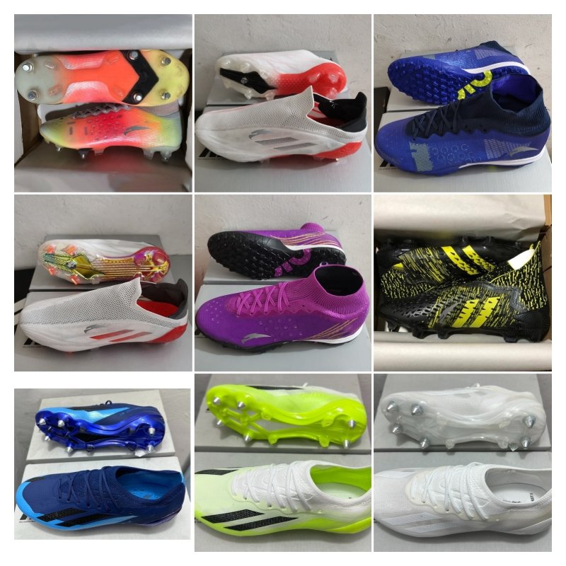 Wholesale Customized Men Football Shoes Design Outdoor Soccer Shoes Sport Online Popular soccer cleats Boots