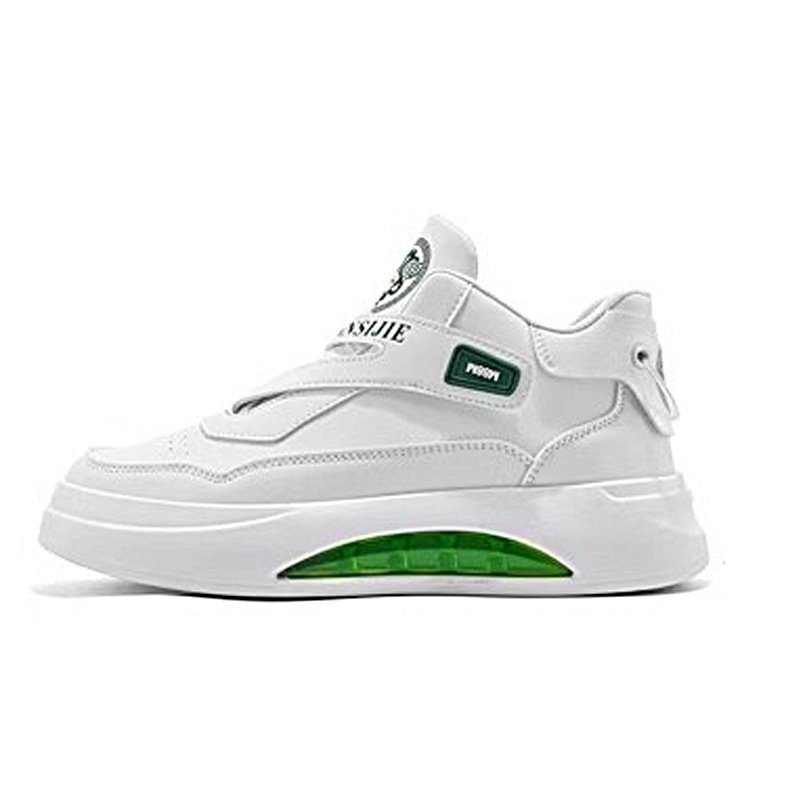 2024 new men's fashion casual sports shoes mesh surface breathable increase sports skateboard shoes lace-up walking shoes