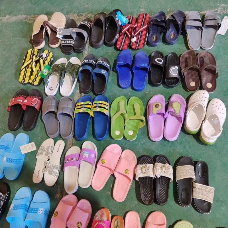 Hot selling used branded shoes Wholesale fashion second hand shoes used sandal for women