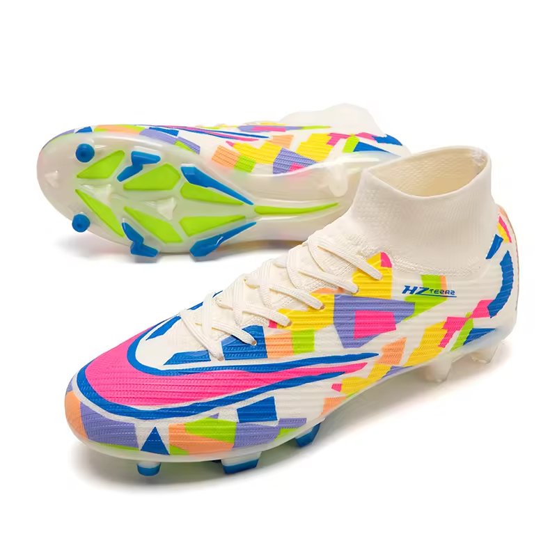Boots,Godasse Crampon Chimpunes Pupos Guayos Wholesale FG High Top Ankle Air Superfly Mbappe Custom Football Soccer Cleat Shoes