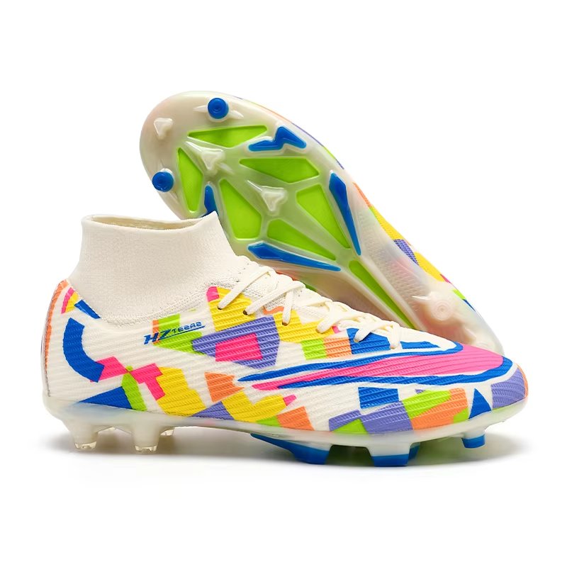 Boots,Godasse Crampon Chimpunes Pupos Guayos Wholesale FG High Top Ankle Air Superfly Mbappe Custom Football Soccer Cleat Shoes
