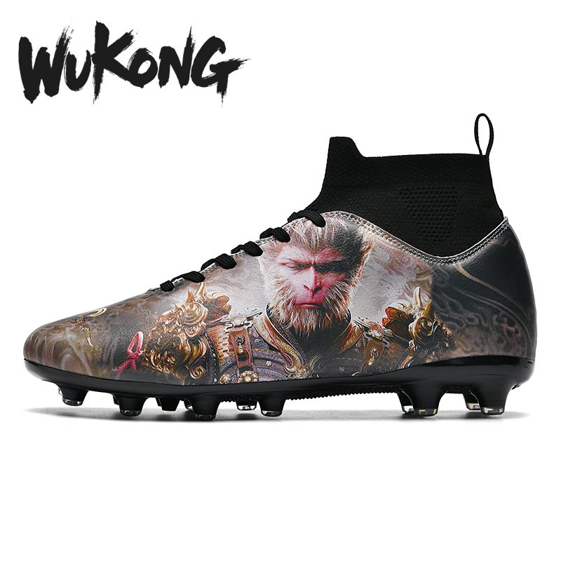 2024 Factory Wholesale Men's High Quality Soccer Cleats Custom Sports Sneakers Rubber Insole Spring Autumn Football Boot Season