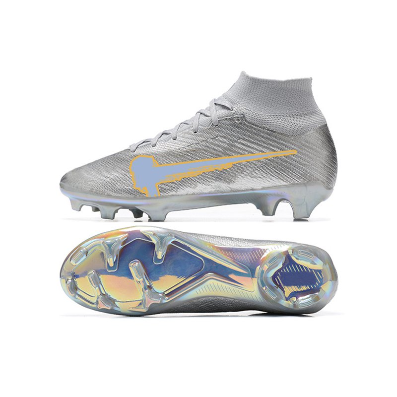 New Cool High Knitted Waterproof Football shoes FG 39-45 SoccerShoes