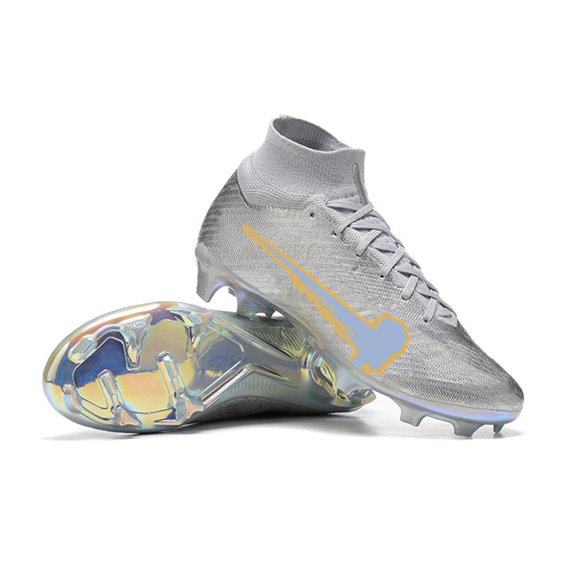 New Cool High Knitted Waterproof Football shoes FG 39-45 SoccerShoes