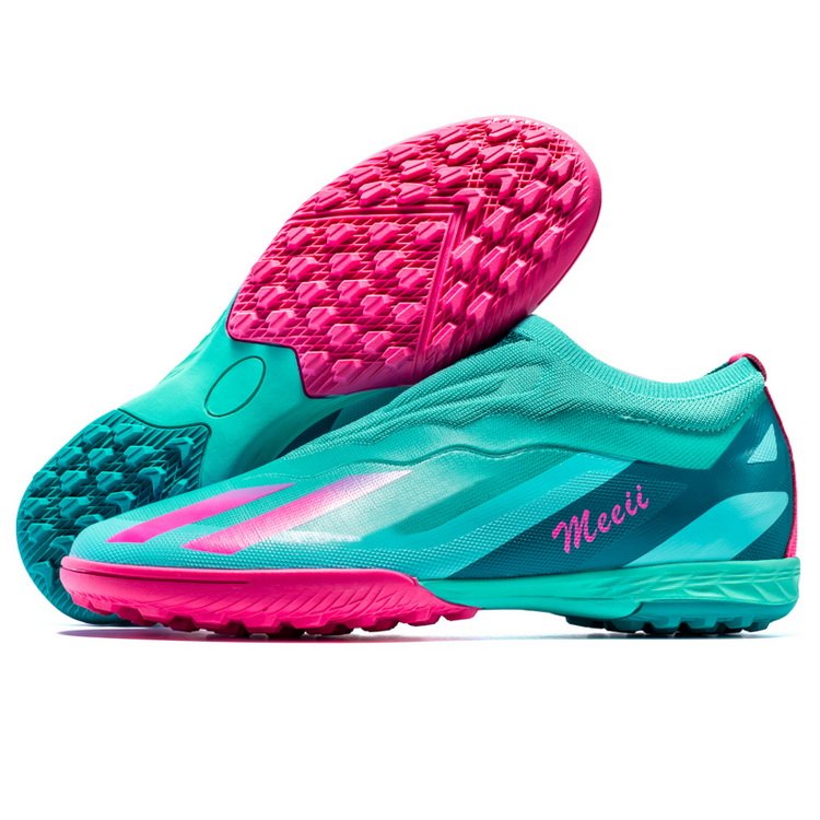 MT New Arrival Wholesale High Quality Kids Studs Shoes For Football Futsal 35-45# Brand Famous Sports Soccer Shoe Boys Low Price