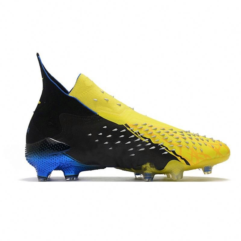 Professional Factory Wholesale Men's High Ankle Soccer Boots Outdoor Training Football Shoes Summer Winter Synthetic Upper