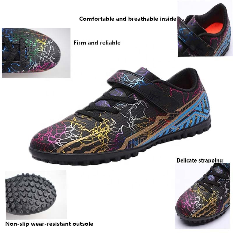 High Quality Kids Soccer Boots Outdoor Training Football Shoes