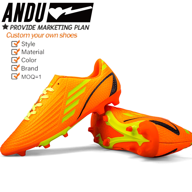 Size 30-46 Top quality Fashion soccer wear shoes cheap sport shoes wholesale high ankle football boots for Kids