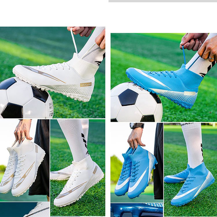 Hot Sale Autumn Football Boots Men's Shoes High-Top Soccer Cleats