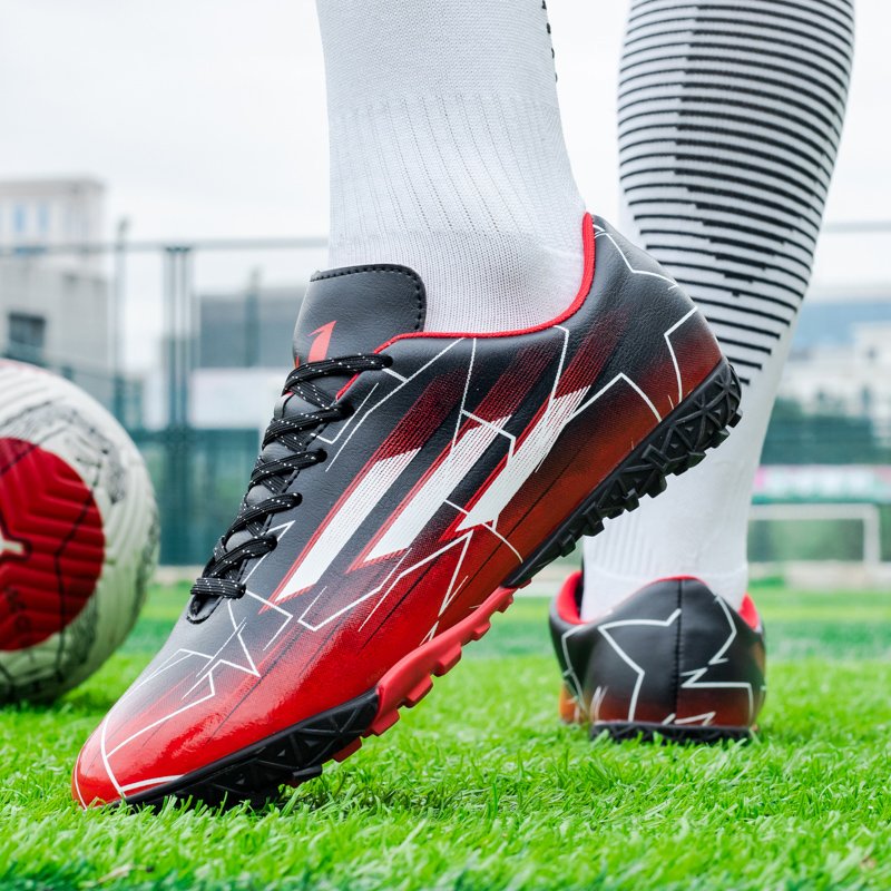 Unisex Low Top Soccer Boots for Teen Students Artificial Turf Training Shoes with Spikes for Sneakers Enthusiasts