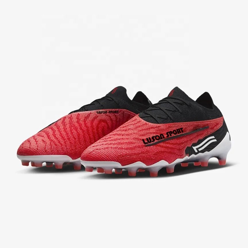 Luson Professional Low Ankle Football Boots Cleats Grass Training Sport Indoor Soccer Shoes Turf Mens Sneakers Kids Soccer Shoe