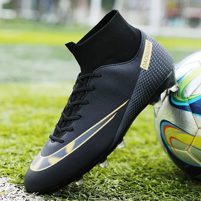 Hot Sale Autumn Professional Football Shoes Soccer Ball Training Boot Men's Shoes High-Top Soccer Cleats