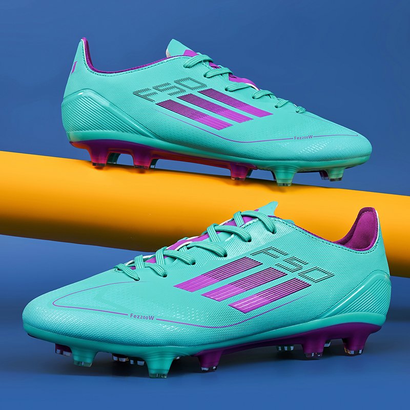 SeeMore Soccer Shoes Cleats High-Top Breathable Athletic Sneaker AG/FG Professional Training Turf Football Boots