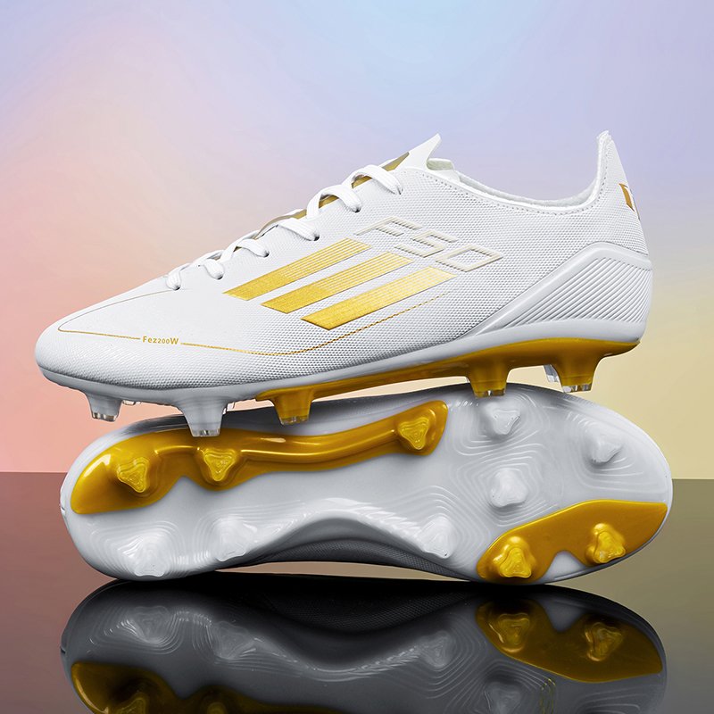 SeeMore Soccer Shoes Cleats High-Top Breathable Athletic Sneaker AG/FG Professional Training Turf Football Boots