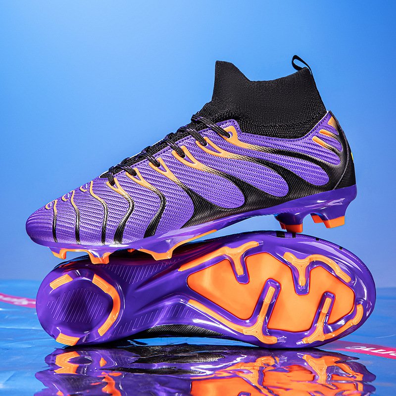 Professional Men Soccer Boots Professional High-Top Football Shoes Outdoor Indoor Comfortable Athletic Sneaker Soccer boots