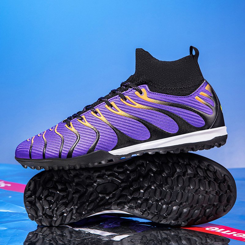 Professional Men Soccer Boots Professional High-Top Football Shoes Outdoor Indoor Comfortable Athletic Sneaker Soccer boots