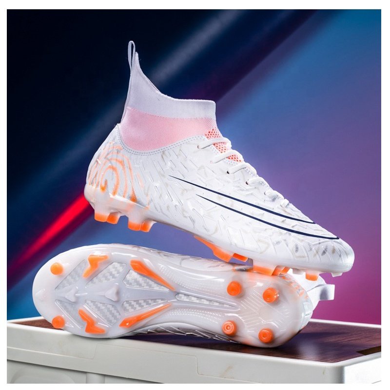 Factory price Wholesale Students Soccer Boots for New Design Shock-absorbing Non-slip Men's Football Soccer shoes