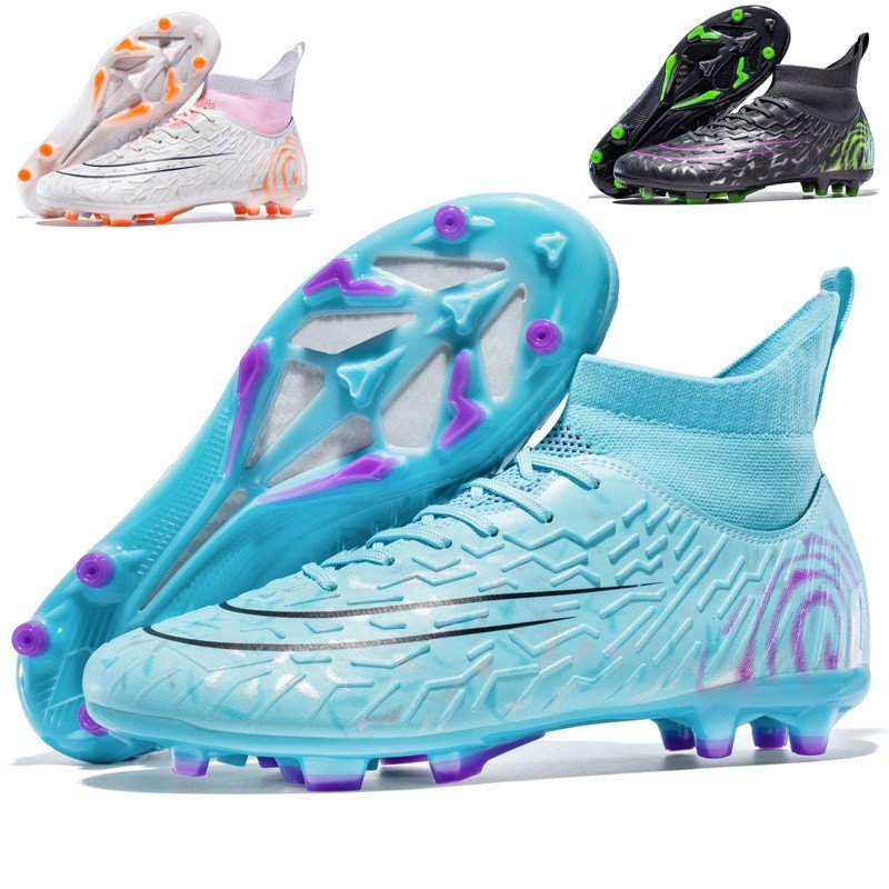 Factory price Wholesale Students Soccer Boots for New Design Shock-absorbing Non-slip Men's Football Soccer shoes