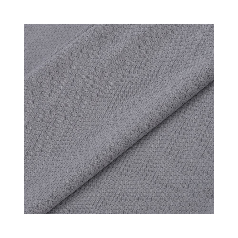 knitted dyed fabric double jersey fabric sports polyester mesh fabric