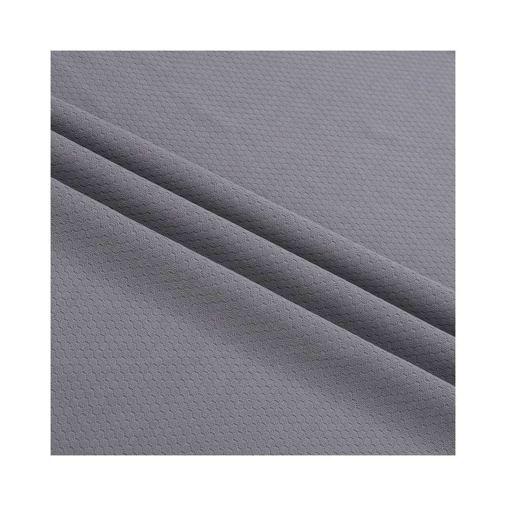 knitted dyed fabric double jersey fabric sports polyester mesh fabric