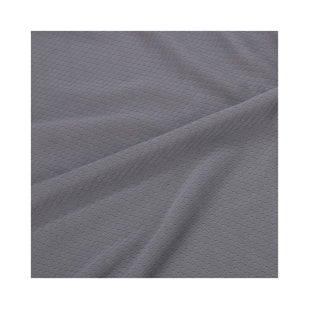 knitted dyed fabric double jersey fabric sports polyester mesh fabric